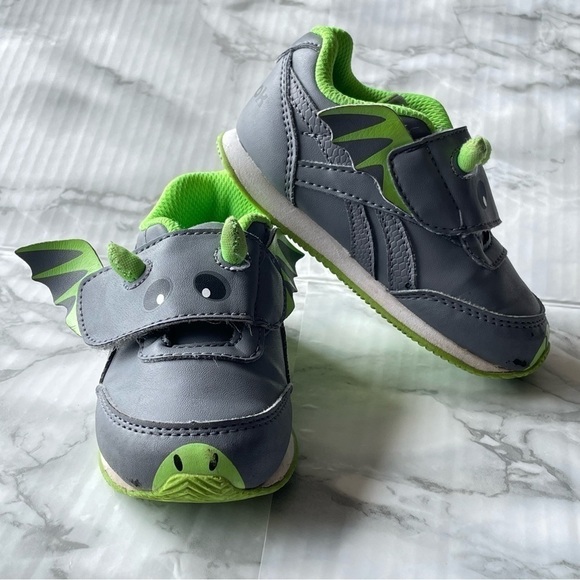 Reebok Kids' Royal Cljog 2 Kc Sneaker Size 6 Toddler Unisex Dragon - Picture 10 of 14